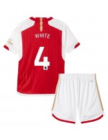 Arsenal Ben White #4 Kotipaita Lasten 2023-24 Lyhythihainen (+ shortsit)
